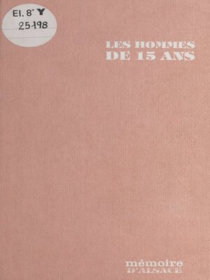 cover image of Les Hommes de 15 ans
